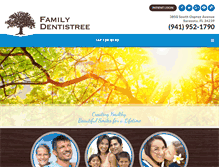 Tablet Screenshot of familydentistree.com